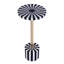 Zane Brass and Bone Inlay Side Round Side Table-1007295887