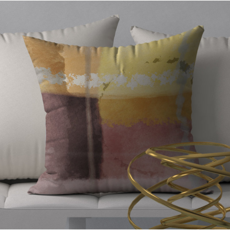 Reversible Throw Pillow, 18" x 18"