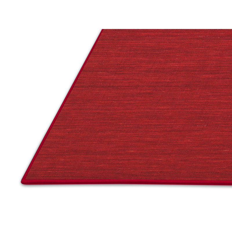 Tapis de zone rouge contemporaine, Rectangle 8 pi x 10 pi