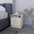Nightstand, Two Drawers, Concealed Shelf-958308038