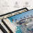 " Mykonos Seaside Cafe Canvas Print "-101456010
