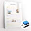 Magnetic Glass Photo Memo Board