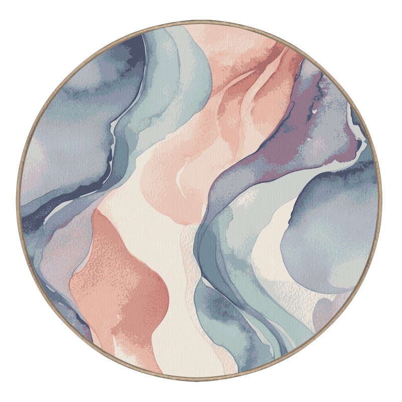 Seafoam Dusk Rug, Round 8'