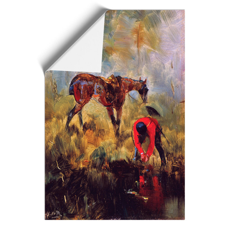 Hunting Horse with Hounds by Henri de Toulouse Lautrec - Frameless Print, 59cm H x 42cm W x 0.1cm D