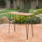DENALI INDUSTRIAL WOOD AND METAL BAR TABLE