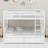 Full Over Full Rubber Wood Bunk Bed With 2 Drawers, Convertible Into 2 Beds-633706657