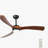 60-inch 3-leaf solid wood ceiling fan light-1392408820