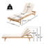 Chaise longue avec coussin Mallacia