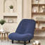 14 sièges inclinables réglables - bleu marine, éponge haute densité, chaise de fabrication en métal avec coussin réglable, métal, tissu doux