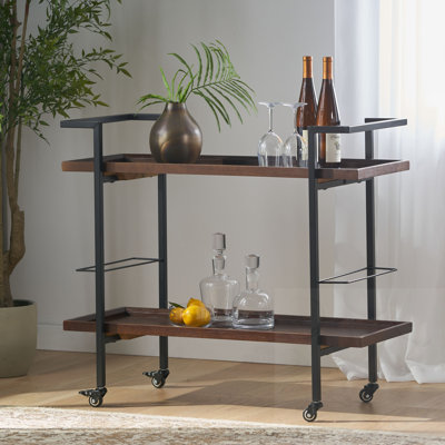 Rolling Outdoor Bar Cart with Wheels