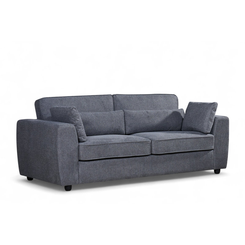 Chenille Sofa, Dark Grey, 3