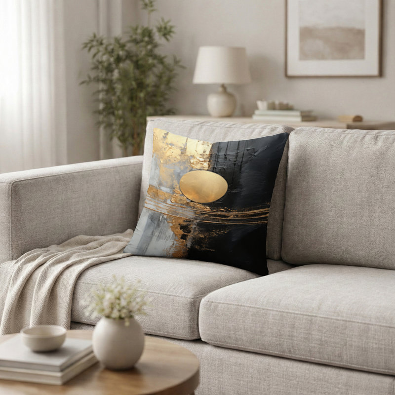 Coussin décoratif moderne Modern, 16"H x 16"W