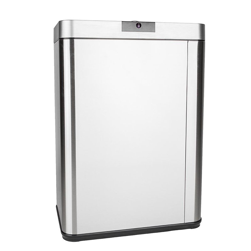Poubelle en acier inoxydable 13 gallons touch top