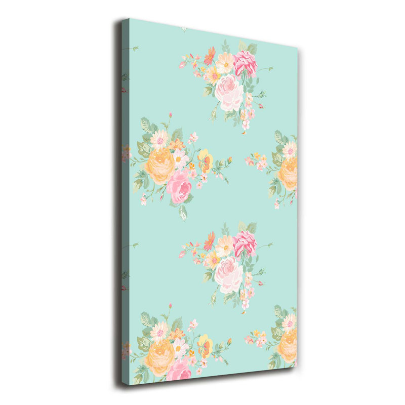 Flowers - Wrapped Canvas Print