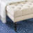 Inwood Square Cocktail Ottoman with Wheels-728329257