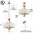 Lidia 3-Light Shaded Drum Chandelier