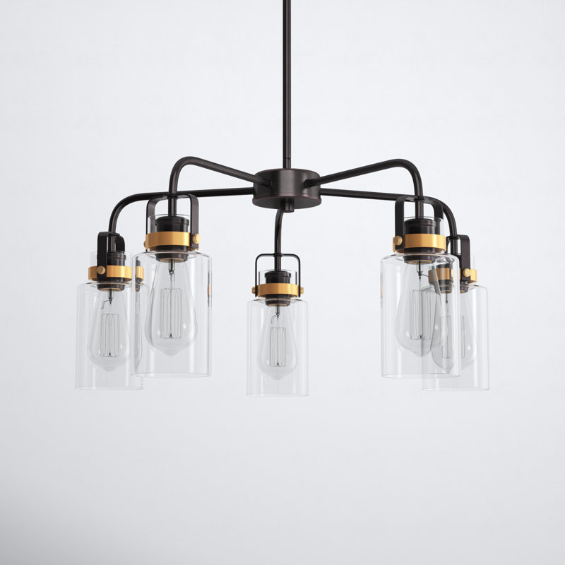Lustre classique unique à 5 lumières Karthic