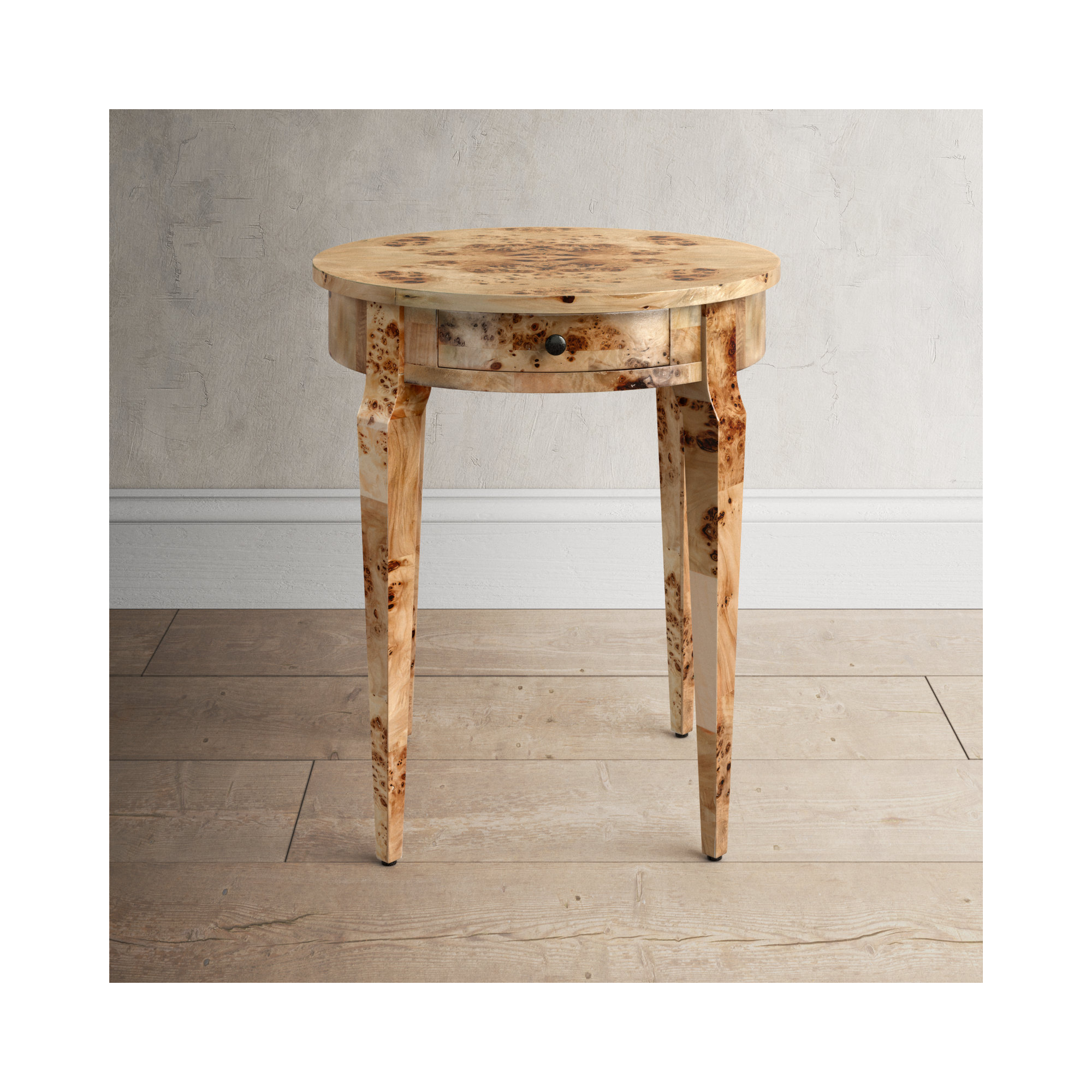 Amberwood End Table with Storage, Natural 