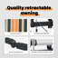 Ebern Designs Polyester Cover Retractable Patio Awning-946425494-946425489