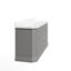 72" Palace Collection Quartz Carrara Cashmere Grey Bathroom Vanity Set With Hardware And F2-0012 Faucets in Chrome Finish-979452822-979452904-980833548