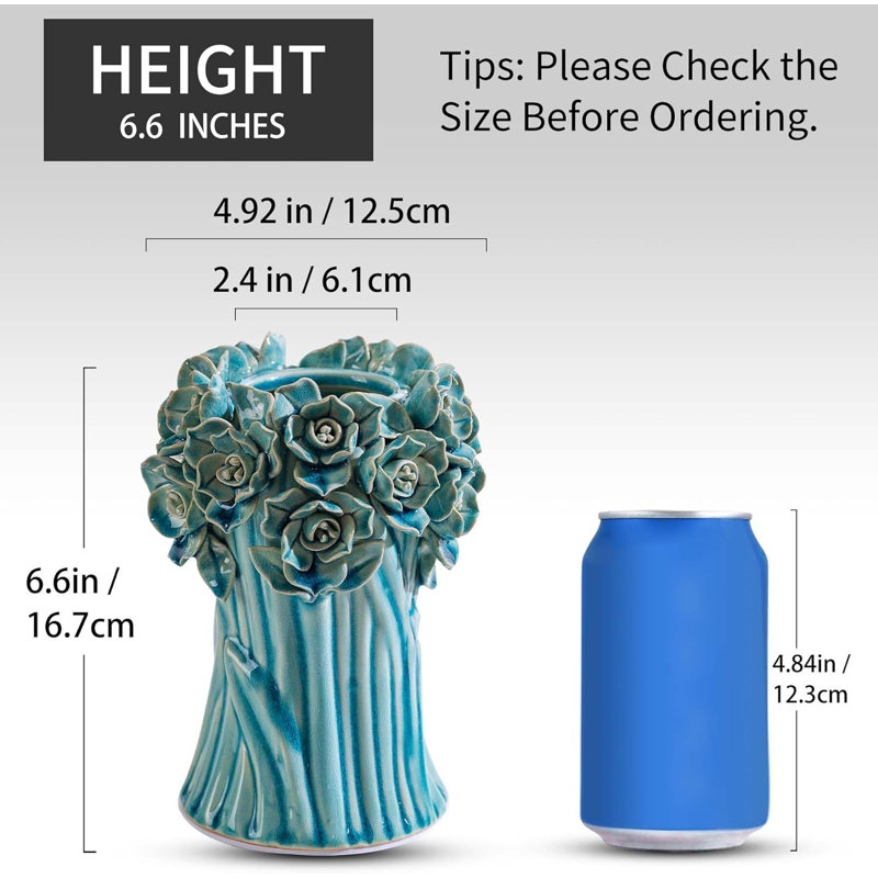 Blue Ceramic Vase