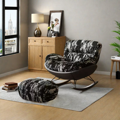 Chaise berçante élégante et confortable