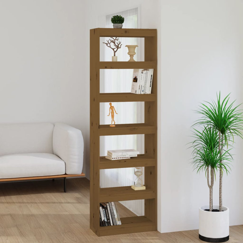 Garneta Bookcase, (4 Shelves) 199.5cmH x 60cmW x 30cmD, Grey