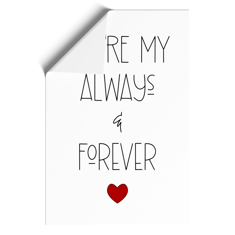 Always and Forever - Frameless Print, 42cm H x 30cm W x 0.1cm D