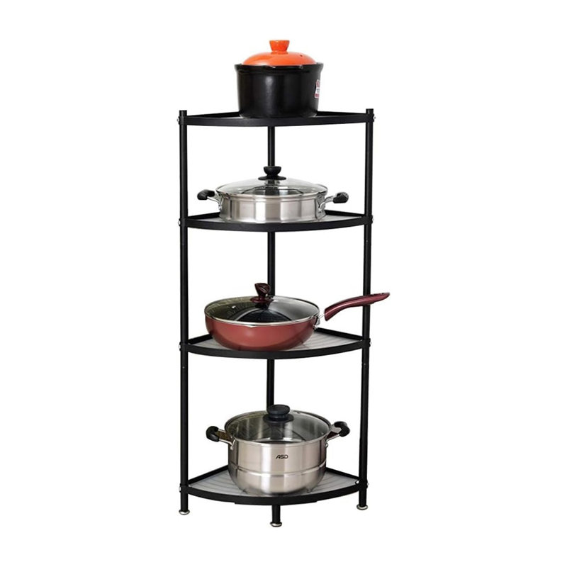 Kitchen Corner Shelf Stand, 4-Tier