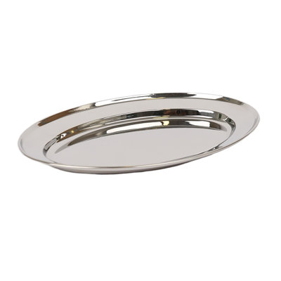 Argon Tableware - Oval Stainless Steel Serving Platter