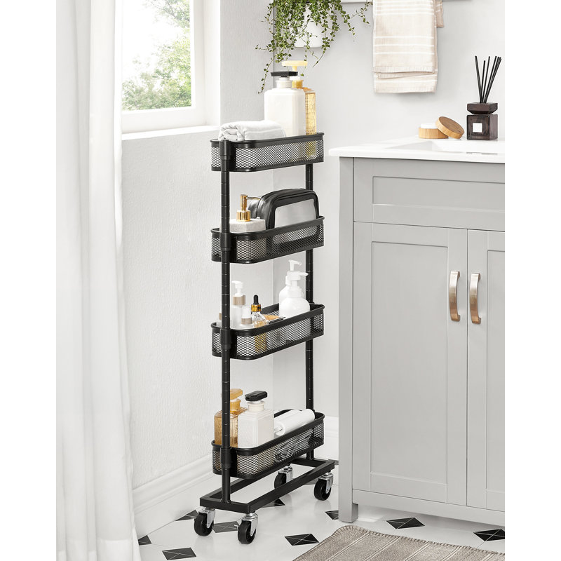 Sael Metal Bar Cart, Black