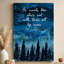 «He Countes the Stars Night Sky», art sur toile tendue - H 36 po x l 24 po