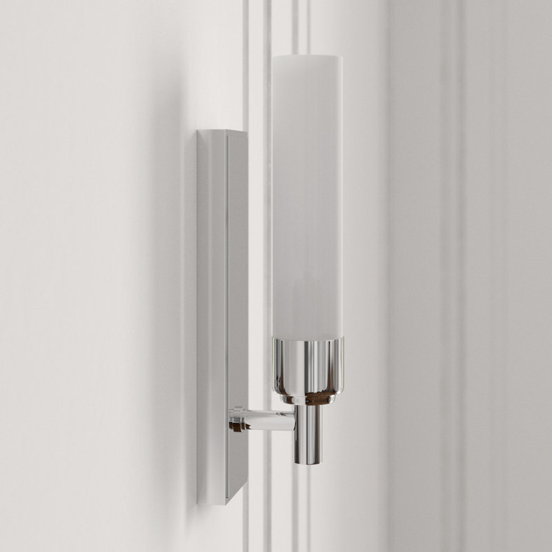 Main Line 1-Light Bath Sconce, Satin Nickel