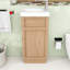 Meuble-lavabo avec lavabo réversible et tablette réglable