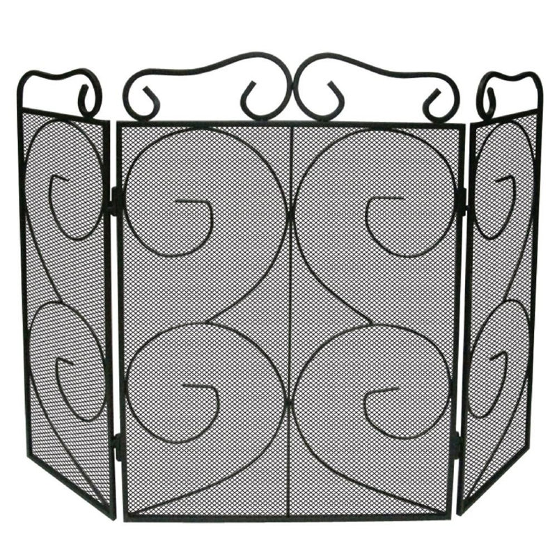 Barrales 81cm x 2.54cm Iron Spark Screen