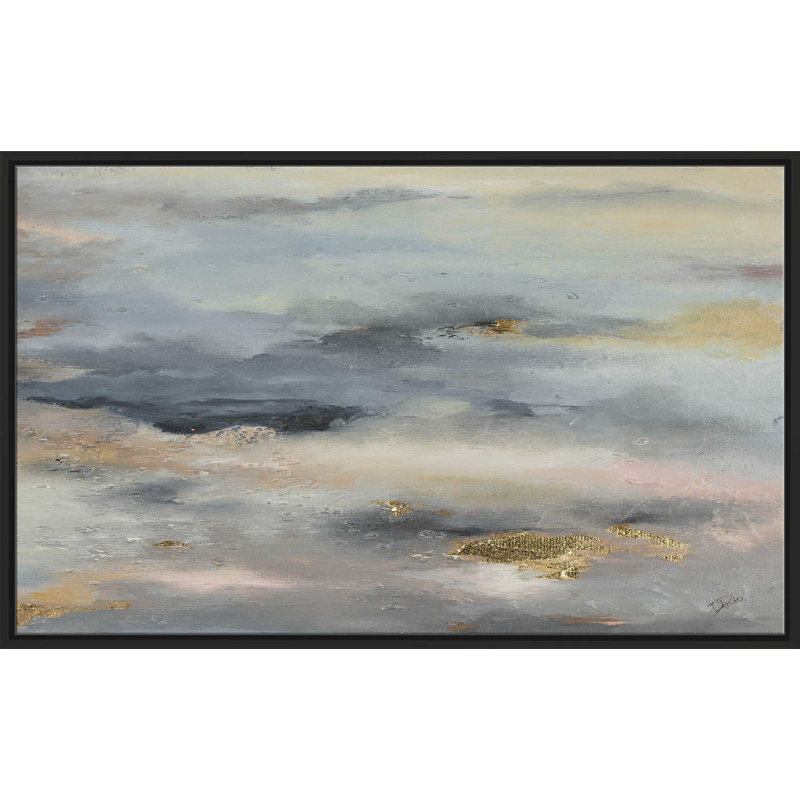 " A Light In The Dark ", 21.5" H x 33.5" W x 2" D, Black Floater Frame