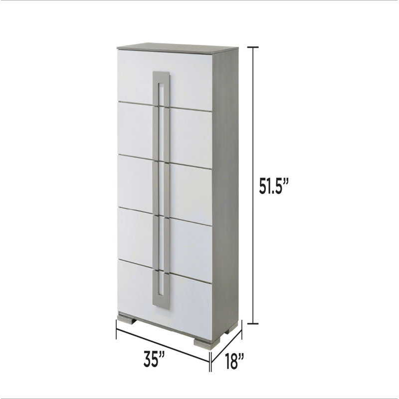 Commode 5 tiroirs Olivia