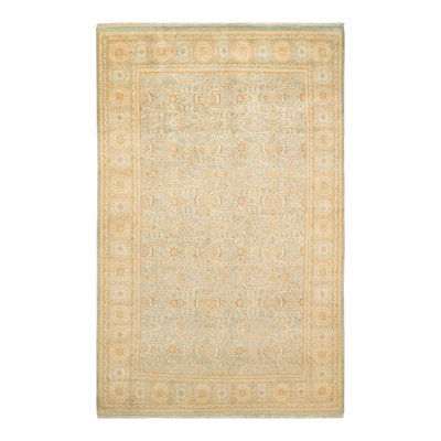 Ohlone One-of-a-Kind 6' 1" X 9' 3" 2010s Wool Area Rug in Blue