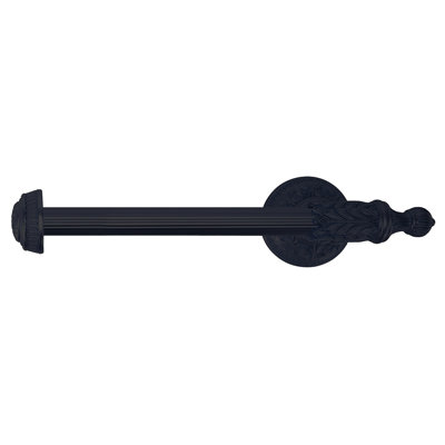 HAMPTON TISSUE BAR LEFT; MATTE BLACK FINISH