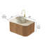 Meuble-lavabo flottant mural 30 po avec lavabo rond en céramique à motif de pierre et tiroir-2079170118-2079170113-2079170112