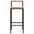Dantonio Powder Coated Steel Outdoor Stool-1840541660