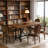 Counter-Height Bar Table with Metal Footrest