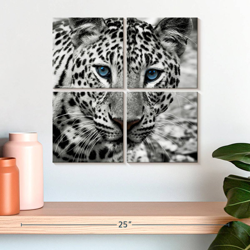 Brampt Zoo Leopard, 18" H x 18" W