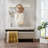 Linen Blend Upholstered Bench with Flip Top