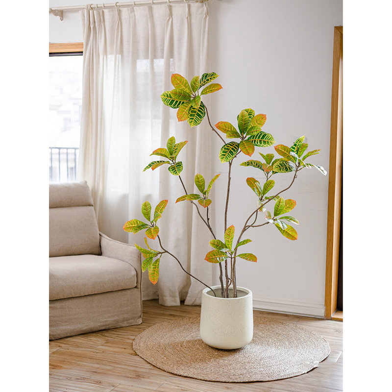 Ornement artificiel en ficus artificiel pour salon