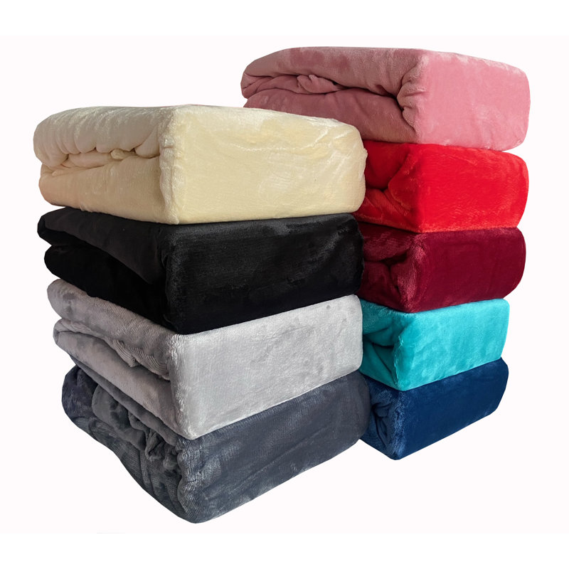 Aylor Teddy Plush Winter Fitted Sheet, European Single (90 x 200 cm), Black