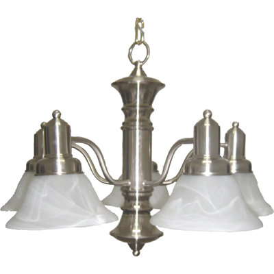 Lustre classique/traditionnel ombré 5 lumières Harrold