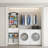 26.4"-152.4" W Closet System with Drawer and Bottom Rack