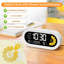 Digital Alarm Clock with Dual Alarm & Weekend Mode, Multifunctional Bedside Clock for Bedroom Office Dorm