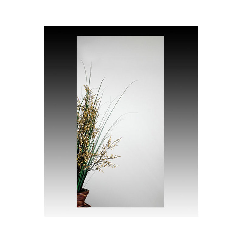 15'' W Mirrored Medicine Cabinet, White, 25" H x 15" W x 5" D, Left
